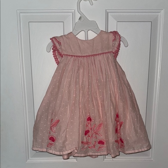 Pink Embellished Ruffled Sundress - Picture 1 of 11